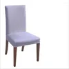 Chaise Couvre Top Tissu Tricoté Tissu Spandex Couverture Stretch Salle À Manger Banquet Offivce Ordinateur