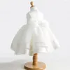 Девушка платья 2023 качественное театрализованное платье младенческая дочерняя дочь Цветок Детский крещение