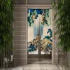 Curtain Japanese Natural Scenery Door Bedroom Kitchen Partition Half Panel Home Decoration Blackout