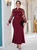 Plus Size Kleider TOLEEN Frühling Luxus Damen Größe Casual Chic Elegant Abend Party Langarm Große Maxi Türkische Robe Kleidung 230130