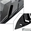 Windows Rear Window Quarter Side Vent Louvers Scoop Er For Honda Civic 10Th Carstyling Parts Wls03/04 Drop Delivery Mobiles Motorcyc Dhjja