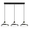 Chandeliers Minimalist Nordic Restaurant Chandelier Modern Creative Personality Bar Ring Three Head Loft Wrought Black Led Lamp