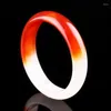 Bangle-certificering Natural Beautiful Red White Jade Jadeite Bracelet 58-62mm