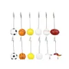 Other Event Party Supplies Sport Ball P O Clip Alligator Wire Card Memo Holder Table Place Favor Sn988 Drop Delivery Home Garden Fe Dhyif