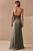 Brudtärklänning Formella klänningar Ljus lyxig satin kan bäras vid vanliga tider för att visa tunna små och högklassiga franska stil Sen -stil A007