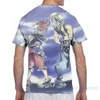 Erkekler T Shirt Kingdom Hearts Com - Sanat eserleri erkek tişört kadınlar basılı moda kız gömlek çocuk üstleri tees kısa kollu tshirts