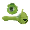 Pipes à fumer YHSWE Oogie Boogie tabac à main Pipe barboteur fumée Silicone avec bol en verre