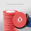 2pcs 100mm Nylon Fiber Wheel Non Woven Abrasive Disc 4'' Grinding Polishing Pad for Metals Ceramics Marble Wood Crafts