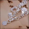 Braccialetti con ciondoli Braccialetti con ciondoli graziosi per stile Infinity 925 Ale Sterling Sier Bdehome Gioielli con consegna a goccia Dhcix