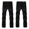 Мужские джинсы зимние мужчины теплые тонкие эластичности узкая черная мода повседневная густая джинсовая брюки брюки мужской бренд одежда 230130