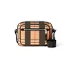 Pochette en nylon de qualité Luxurys Designer 7A Sacs à main Vintage Check et bandoulière en cuir pour homme Portefeuille pour femme Messenger TB camera stripe Sac fourre-tout Voyage à l'épaule