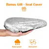 Sadder West Cykling Anti-Slip stockproof Cycling Cushion Silicone Gel Sadel Cover With Rain Comfort Soft MTB Road Bike Seat 0131