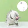 Juguetes para gatos, varita de plumas de pájaro, suministros interactivos para mascotas con varilla larga para reemplazo de ejercicio