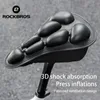 Седры Rockbros Bicycle Chaldatable Cushion MTB Road езда на велосипеде подушкой безопасности с воздушным поглощающим мягким сиденьем утолщенное велосипедное седло 0131