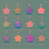 Pendant Necklaces 1pc 20mm Cute Star Natural Crystal For Women Five Pointed Tiger Eye Opal Quartz Pink Pendulum Suspension Healing