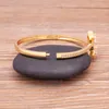 Bangle Europese Mode Charme Stervorm Vergulde Zirkoon Armband Voor Vrouwen Koppels Originele Gift Party Sieraden Trum22