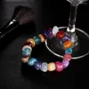 Strand Vintage Améthystes Cristal Gravier Bracelets Extensibles Bracelets Pour Filles Reiki Guérir Cadeaux 19 cm Pierre Naturelle Chips Agates Bracelet