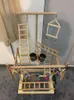 Other Pet Supplies Wood Parrot Playground Lovebirds Playgym With Feeder Bird Playstand Bite Toy Perches Ladders Cockatiel Activity Center 230130