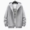 Heren Hoodies Sweatshirts Us Grootte Zip Up Herfst Hooded Hoodie Cardigan Solid Color Classic Jacket Coat Clothing 230130