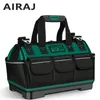 Verktygsväska AIRAJ SLEARESTÄLLT Oxford Tyg Tool Bag Multifunktion Reparation Verktygslåda Hårdvara Electrician Portable Waterproof Storage Bag 230130