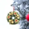 Decorative Flowers Large Fall Wreath 36 Inch Christmas 30cm Decoration Decor Tree 2023 & Wicker Heart