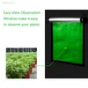 Serre de jardin hydroponique 600d oxford Kraflo 120 * 60 * 150cm Tente de culture de plantes hydroponiques démontable avec fenêtre Vert Noir