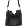 Evening Bags Tote For Women Luxury Designer Handbag Genuine Leather Women's Bag Black Grey