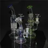 Glass Bong 9 Inch beaker bongs Water Pipe Hookahs With herb Bowl Thick Bongs Female Joint 14MM Bubbler