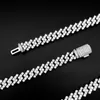 Chains 8/13mm High-end Iced Out Necklaces Square Cuban Link Chain For Men Women Hip Hop Bling Zircon Goth Choker Free ShipChains Heal22