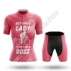 2022 rosa mujeres verano manga corta ciclismo Jersey Anti-UV pantalones cortos uniforme conjunto al aire libre Mtb bicicleta Tops traje bicicleta ropa Shirs Z230130