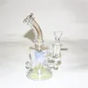 Wasserpfeifen mit geradem Rohr, Eisfänger, Öl-Dab-Rig, Stereo-Matrix, Perc-Glas-Wasserpfeifen, 5 mm dicke Glasbongs mit 14 mm Gelenk-Kräuterglasschale