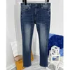 Herr jeans designer jean byxor mode broderade denim byxor män kvinnor smala passade mager jeans tvättade raka slacks pe4z