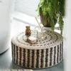 Kussen huis woonkamer decoratie meditatie mat futon creatief cattail gevoerde ronde handgeweven spons ornamenten