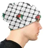 Bérets drapeau palestinien coeur Bonnet Homme mode tricot Skullies bonnets casquette Palestine Hatta Kufiya broderie Slouchy Beanie chapeau