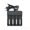Caricatore della batteria 18650 USB 4 slot per 10440 14500 16340 16650 14650 18350 18500 18650 Batteria a litili li-ioni