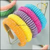 Party Favor Rainbow Flower Crystal P￤rlad pannband f￶r Women Head Bezel Hair Hoop Rhinestone Pearl Headbands Hairaccessories WQ153 H DHKLM