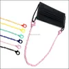 Party Favor Candy Color Mask Ropes Chain Face Masks Holder Glasses Lanyard Hang On Neck String Wll370 Drop Delivery Home Garden Fest Dhibg