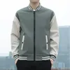 Kurtki męskie Supuscreat Spring Autumn Men Men Baseball Stand Okoł Koreański styl Casual and Coats Mężczyzna Slim Fit Bomber 5xl 230130