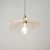 Ljuskronor vintage glasboll kristall armatur suspendu hängande lampa kök modernt ljuskrona luzes de teto