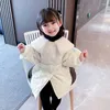 ジャケットガールズロングジャケットコートソリッドカラーコート厚い温かい子供の幼児服の女の子