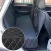 Dog Car Seat Covers Waterproof Backseat Cover Protect With Mesh Window Pet Folding Hammock Multi-function Trunk Mat