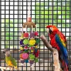 Autres fournitures pour oiseaux 1 pc jouets pour perroquets pour animaux de compagnie en bois Durable s mâcher grand coloré pour ara balançoire jouet s accessoires hun 230130