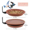 Other Bird Supplies 2pcs Hummingbird Feeding Tray Outdoor Large Capacity Feeder Simple Installation With Sturdy Brackets 230130