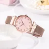 Polshorloges modehorloge vrouwen luxe jurk armband kwarts klokmagneet dames sport pols relogio femininowristwatches