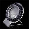 Jewelry Stand Clear Acrylic Bracelet Display Holder Bangle Organizer Rack Collar Stands 438 H1 Drop Delivery Packaging Dh9B8