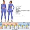 Women's Tracksuits Winter Women Top and Pant Two Piece Set Seamless Ladies Tracksuit Gym High Elasticic Female Sportsuit Girl Yoga Training Suit 230131