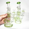 Narguilé verre bong pipe à eau trois couleurs bécher bongs capteur de glace matériau épais pour fumer avec bol en verre de 14 mm