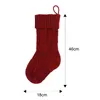 Christmas Decorations Plush Stockings Large Capacity For Party Home Hanging Decor
