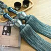 Home Decor Other 2Pcs Handmade Curtain Tassel Fringe Hanging Ropes Tiebacks Buckle Straps Accessories Drapery