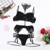 Otras bragas Ropa interior femenina Lencería sexy para mujeres Ropa de dormir de encaje travieso Anillo de acero Pijamas Liga Lenceria Femenina 230131